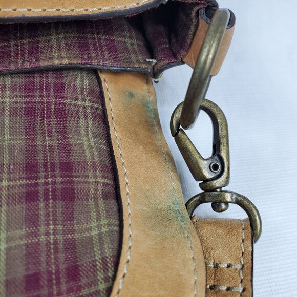 Hype Women's Brown Shoulder Bag Leather Detachable Strap Inner Pockets - Picture 10 of 16